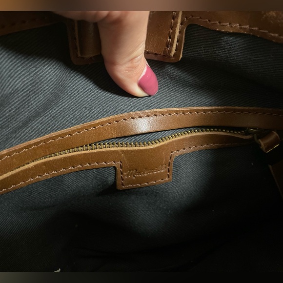 MADEWELL Ivory Goat Fur Transport Tote Bag - Picture 3 of 3